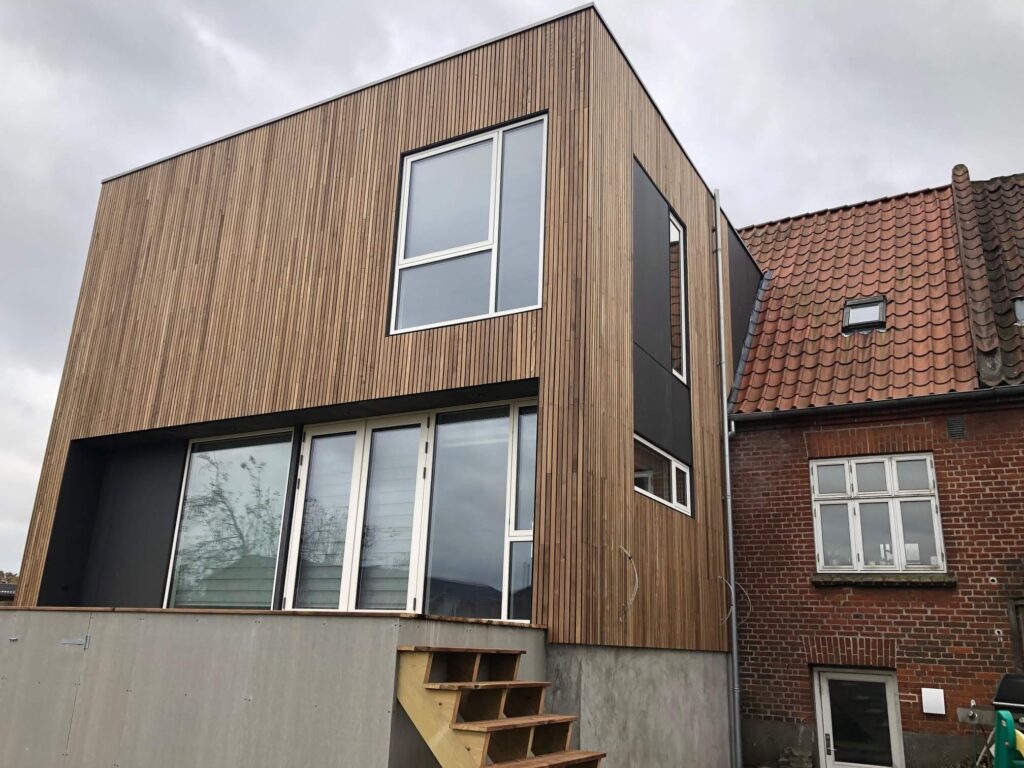 Facaderenovering i Hornsyld